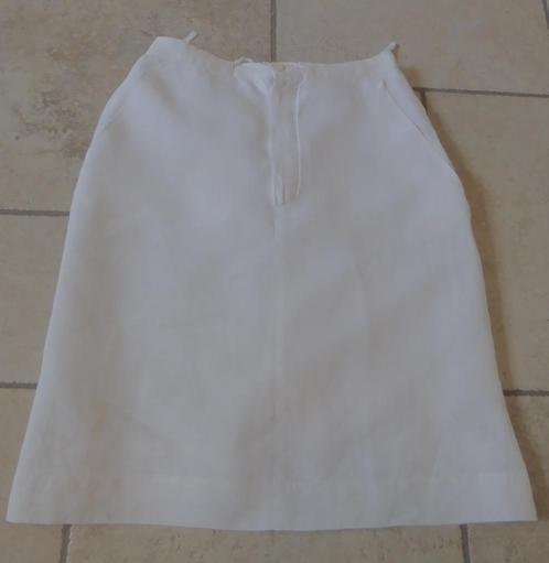 Witte linnen rok m 40, Kleding | Dames, Rokken, Gedragen, Ophalen of Verzenden