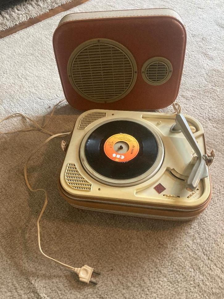 Platenspeler in koffertje, TV, Hi-fi & Vidéo, Tourne-disques, Utilisé, Tourne-disque, Autres marques, Enlèvement ou Envoi