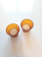 NIEUW theelichthoudertjes glas, Enlèvement ou Envoi, Autres couleurs, Autres matériaux, Chandelier