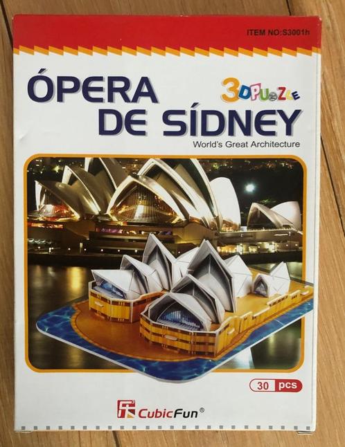 Puzzle 3D Cubic Fun Opéra de Sydney (neuf), Enfants & Bébés, Jouets | Éducatifs & Créatifs, Puzzles, Enlèvement ou Envoi
