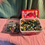 Doos en zakje tussen de 450 en 500 knikkers in, Enlèvement, Utilisé