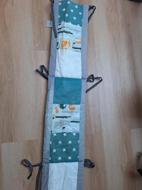 ULLENBOOM Babybed Bumper Forest Oil Blauw 180x30 cm, Kinderen en Baby's, Kinderkamer | Inrichting en Decoratie, Gebruikt, Overige typen