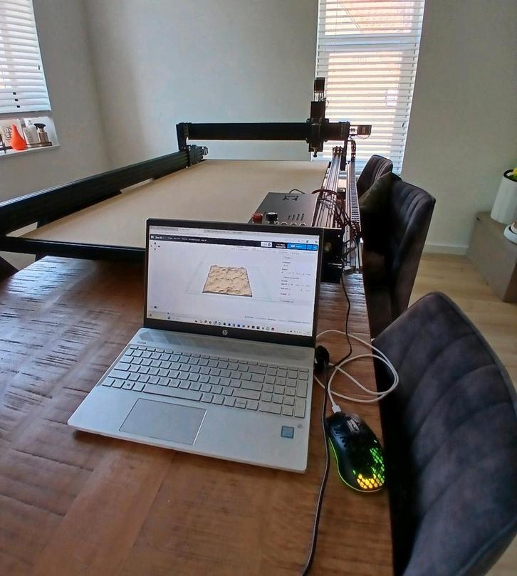 Cnc freesmachine 1500x1000 openbuilds 1510, Doe-het-zelf en Bouw, Gereedschap | Freesmachines, Zo goed als nieuw, Elektrisch, Bovenfrees