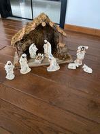 Grote kerststal met 9 beelden, Diversen, Kerst, Ophalen, Zo goed als nieuw