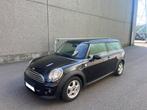 Mini Cooper Clubman 1.6D Euro5 Gekeurd met carpass, Autos, Mini, 4 portes, Noir, Tissu, Carnet d'entretien