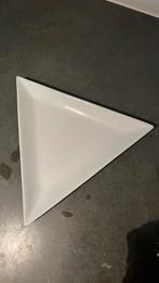 9x Moderne Driehoekige Borden - Olympia Porcelain, Enlèvement, Comme neuf, Porcelaine, Assiettes(s)