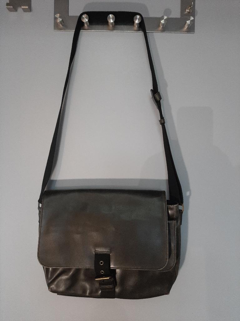 Sac à bandoulière Mexx en cuir noir, Enlèvement ou Envoi, Noir, Cuir