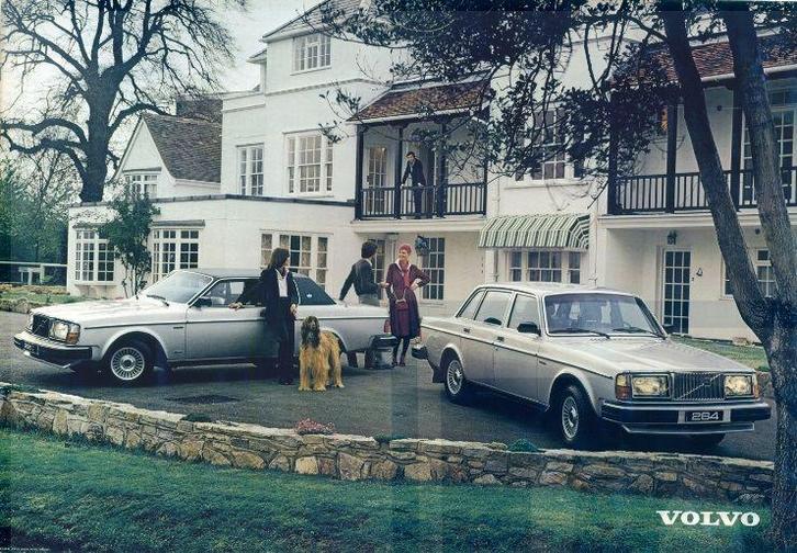 Volvo Poster 262C bertone  264 GLE voor landhuis reproductie, Auto-onderdelen, Overige Auto-onderdelen, Nieuw, Ophalen of Verzenden