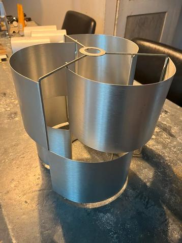 AUTHENTIEKE VINTAGE LAMP HANGLAMP LAMPENKAP SAUZE ALU beschikbaar voor biedingen