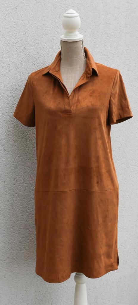 Prachtige suède jurk maat S/M Mango, Kleding | Dames, Jurken, Zo goed als nieuw, Maat 36 (S), Ophalen of Verzenden