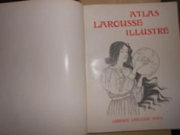 Atlas Larousse illustré, Livres, Encyclopédies, Enlèvement ou Envoi, Tome à part, Utilisé, Autres sujets/thèmes