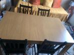 Table et chaises IKEA, Maison & Meubles, Tables | Tables à manger, Comme neuf, Rectangulaire, 50 à 100 cm, Enlèvement