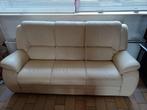 Salon Cuir 3 + 2, Maison & Meubles, Canapés | Salons, Moins de 75 cm, Banc droit, Comme neuf, Enlèvement