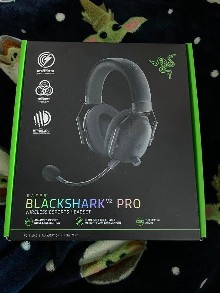 Razer Blackshark V2 Pro 2020, Computers en Software, Headsets, Gebruikt, Bedraad, Gaming headset, Mute-functie, Volumeregelaar