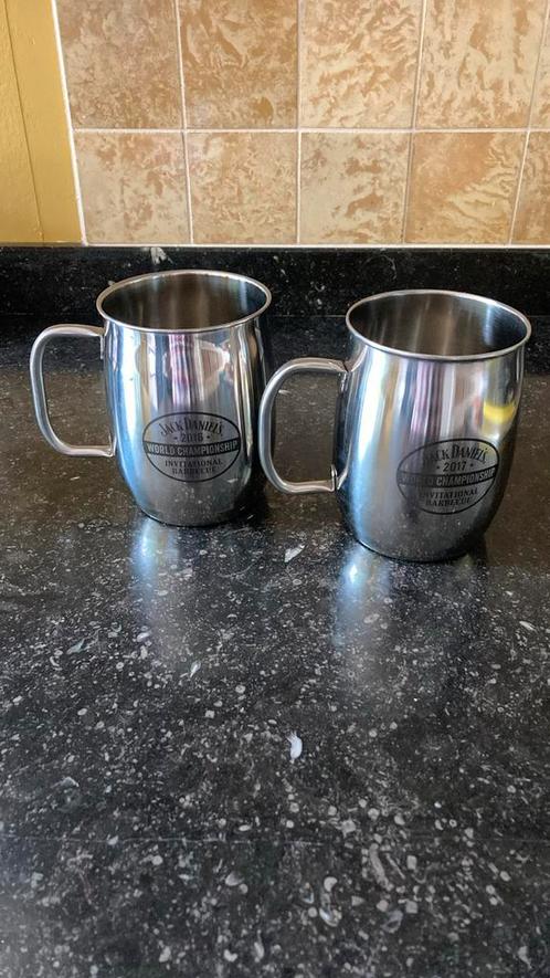 Originele Jack Daniëls metalen bekers., Verzamelen, Overige Verzamelen, Nieuw, Ophalen of Verzenden