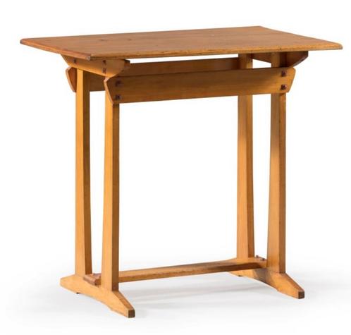 GUSTAVE SERRURIER-BOVY Unieke silex tafel 1904, Antiek en Kunst, Antiek | Meubels | Tafels, Ophalen of Verzenden