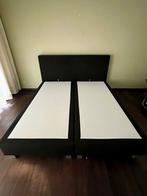 Boxspring, Huis en Inrichting, Ophalen, Gebruikt, Zwart, Tweepersoons