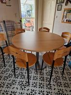 Table de cuisine ronde avec 6 chaises diamètre 120 cm, Enlèvement