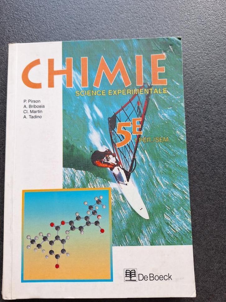 Chimie science expérimentale - 5E - De Boeck, Livres, Livres scolaires, Utilisé, Chimie, Enseignement secondaire inférieur, Enlèvement ou Envoi