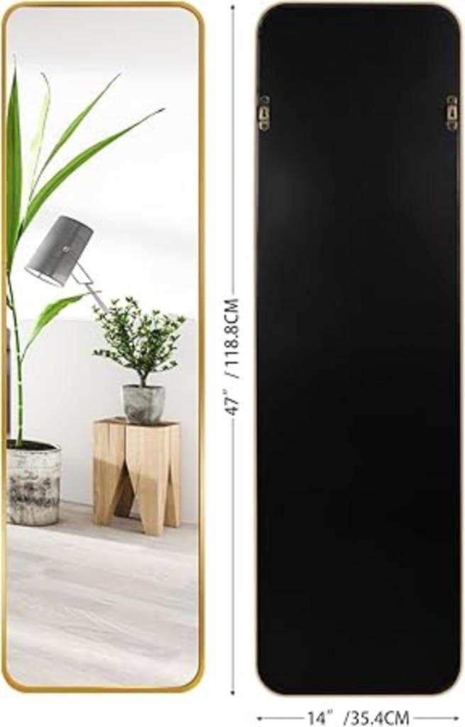 Grand miroir mural avec cadre doré | Nouveau, Neuf, -, -, Exyglo