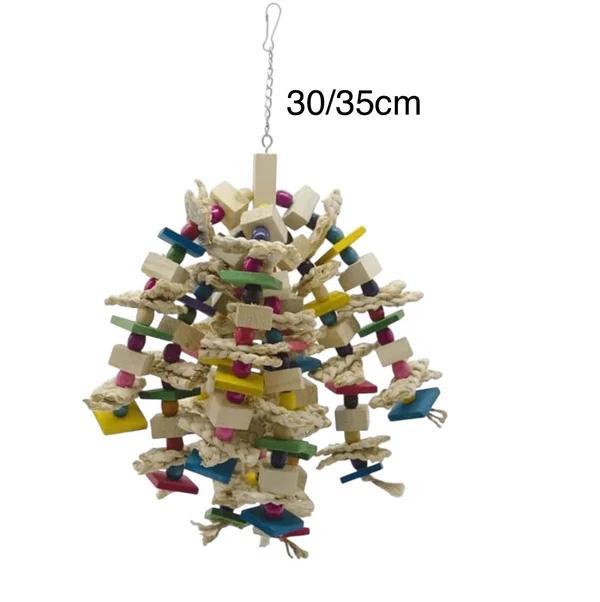 Vogelspeelgoed van 30-35 cm, Dieren en Toebehoren, Vogels | Toebehoren, Nieuw, Speelgoed, Ophalen
