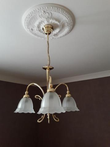 Luster, Huis en Inrichting, Lampen | Kroonluchters, Ophalen, Glas