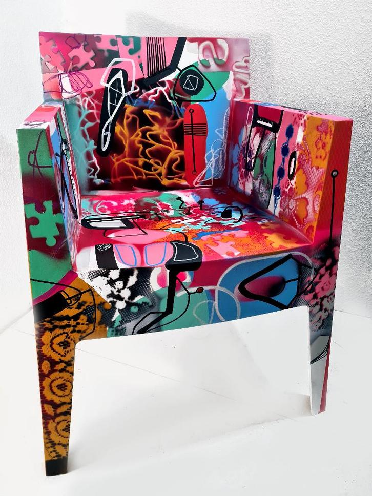 Driade - Philippe Starck -Fauteuil - Art object by Jack Soro, Huis en Inrichting, Fauteuils, Zo goed als nieuw, Kunststof, Ophalen of Verzenden