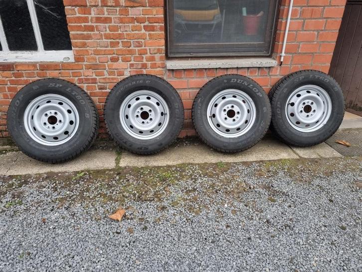 winterbanden fiat ducato 16", Caravanes & Camping, Camping-car Accessoires, Comme neuf, Enlèvement