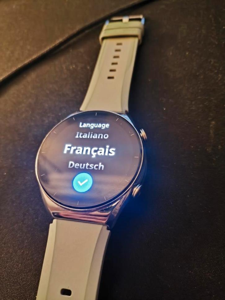 Xiaomi Watch S1 gris – Fonctionne – Défaut bouton – Réiniti, Handtassen en Accessoires, Smartwatches, Gebruikt, Grijs, Conditie