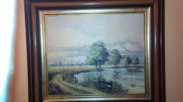 Schilderij met landschap 