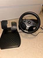 Racing wheel met pedalen, Thrustmaster, Games en Spelcomputers, Spelcomputers | Sony Consoles | Accessoires, Ophalen, Zo goed als nieuw