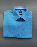 Herenhemd Olymp body fit, level 5, col 42 lange mouwen, Blauw, Ophalen of Verzenden, Zo goed als nieuw, Halswijdte 41/42 (L)