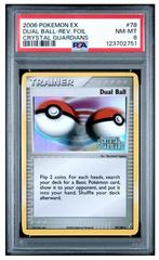 Pokemon DUAL BALL Reverse Holo EX CRYSTAL GUARDIANS PSA 8, Hobby en Vrije tijd, Verzenden, Nieuw, Losse kaart, Foil