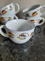 6 cappuccino kopjes, Ophalen of Verzenden, Zo goed als nieuw