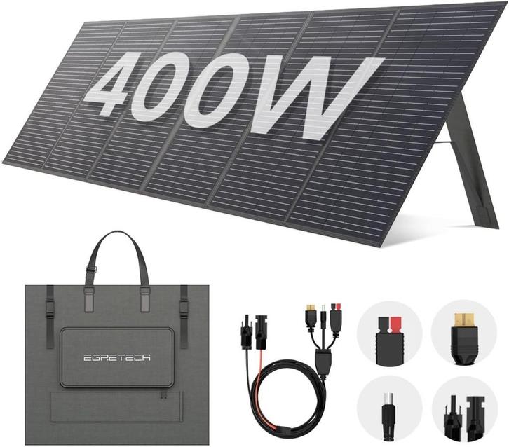 Egretech PSP 400W Panneau solaire portable NEUF + Accessoire, Auto-onderdelen, Accu's en Toebehoren, Nieuw, Ophalen