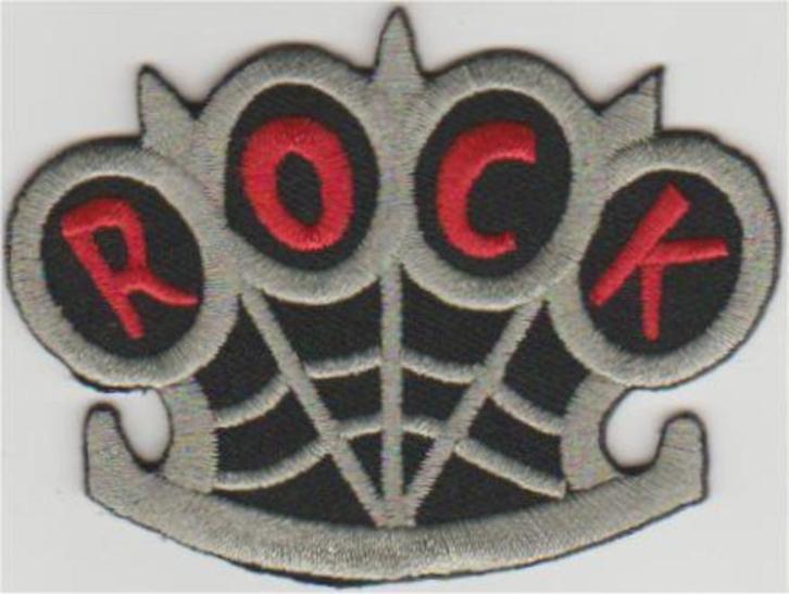 Boxbeugel Rock stoffen opstrijk patch embleem #4, Verzamelen, Overige Verzamelen, Nieuw, Verzenden