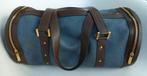 Delvaux Le Lilly GM jeans indigo jeans en leder weekendtas, Handtassen en Accessoires, Tassen | Damestassen, Handtas, Blauw, Ophalen of Verzenden