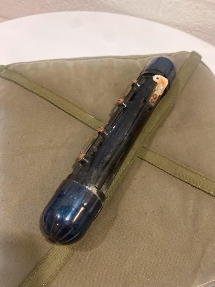 Lampe container us ww2 airborne paratrooper voir autre vente, Verzamelen, Militaria | Tweede Wereldoorlog, Ophalen of Verzenden