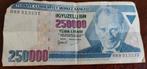 250000 Turkse Lire. 1970, Postzegels en Munten, Ophalen