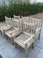 Set Hardhouten houten tuinstoelen teak stoelen tuinset, Tuin en Terras, Ophalen, Zo goed als nieuw, Teakhout