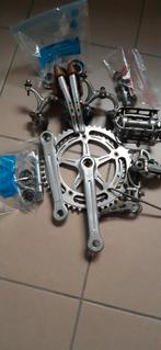 Campagnolo record, Fietsen en Brommers, Fietsonderdelen, Crankstel of Pedalen, Gebruikt, Campagnolo, Racefiets