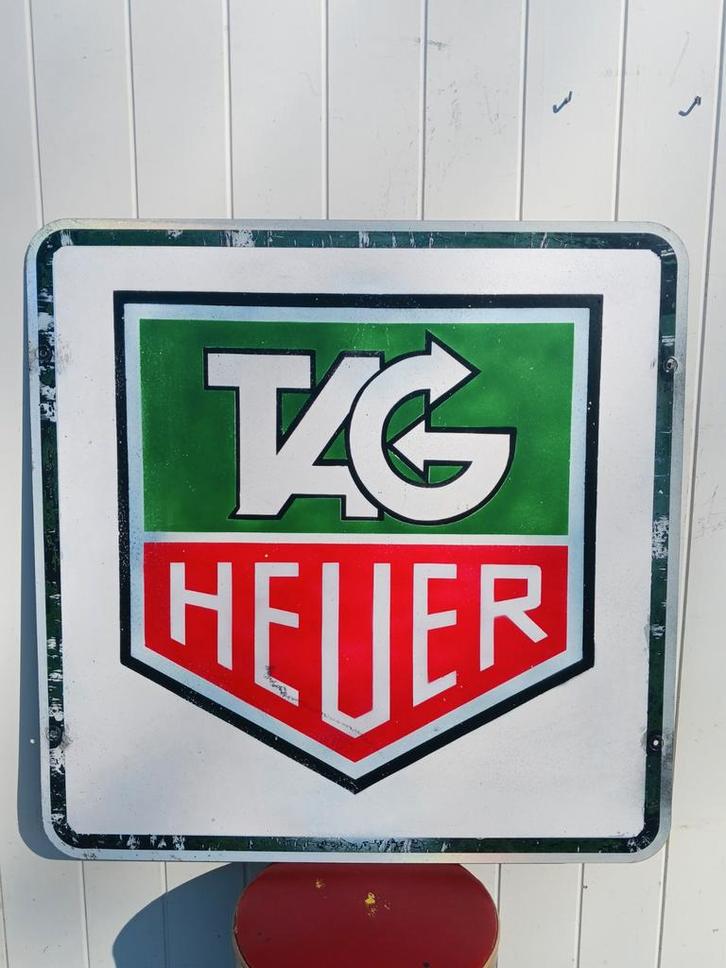 Tag Heuer reclamebord, Verzamelen, Merken en Reclamevoorwerpen, Gebruikt, Reclamebord, Ophalen of Verzenden