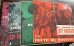 Lot de 4 vinyls 45trs - kit Carson, western, Ophalen of Verzenden, Gebruikt
