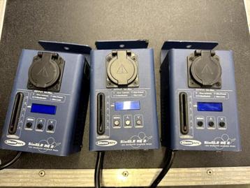 3 stuks Showtec Single mk2 dimmer 10A beschikbaar voor biedingen