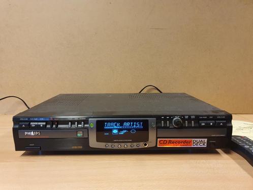CD Recorder Philips CDR 775 + Remote, TV, Hi-fi & Vidéo, Lecteurs CD, Enlèvement ou Envoi