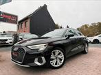 Audi A3 30TFSI 2021 090000km AUTOMAAT sportpakket vol opties, Auto's, Audi, Zwart, Leder, Bedrijf, 5 deurs
