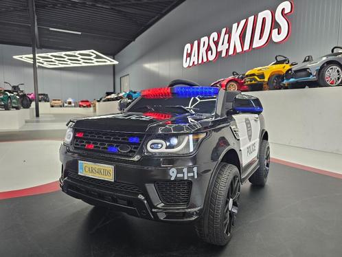 Kinderauto Politie Jeep - soft start - 12 volt - GRATIS HOES, Kinderen en Baby's, Speelgoed |Speelgoedvoertuigen, Nieuw, Afstandsbediening