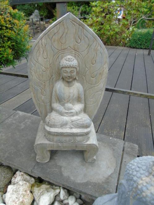 un bouddha en pierre bleu taillé dans la masse !, Jardin & Terrasse, Statues de jardin, Neuf, Bouddha, Pierre, Enlèvement