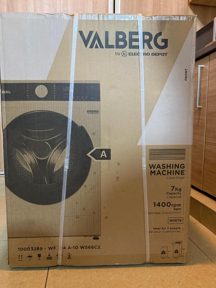 Wasmachine VALBERG, Electroménager, Lave-linge, Neuf, Chargeur frontal, 6 à 8 kg, 85 à 90 cm, 1200 à 1600 tours, Enlèvement