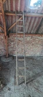 heel oude kleine 2m5 houte lader, Ophalen, Gebruikt